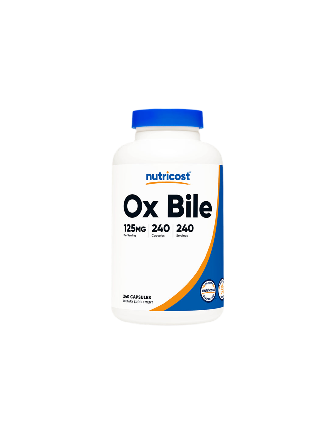 Trávenie - Ox Bile (Ox Bile), 240 <tc>Nutricost</tc> kapsuly