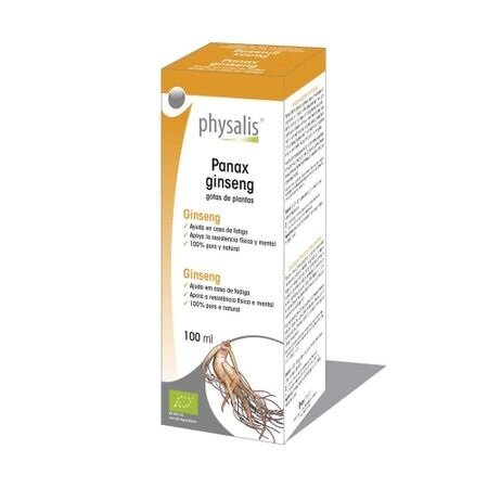 Bio ženšenové kvapky (bylinná tinktúra) <tc>Physalis</tc>