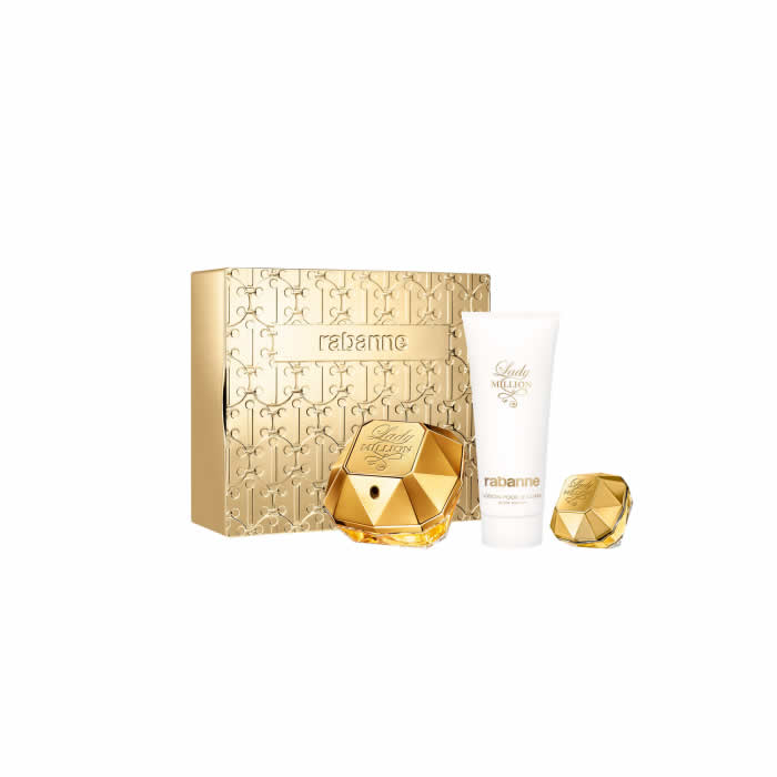 <tc>PACO RABANNE</tc> Lady Million Eau De Parfume Spray 80ml Set 3 kusy