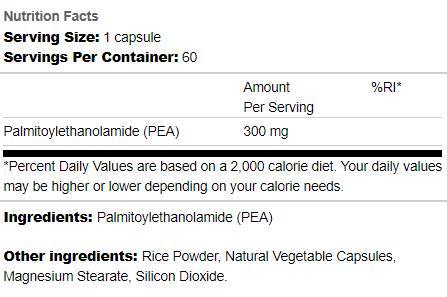 Palmitoyletanolamid 300 mg - 60 kapsúl