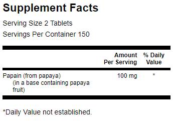 Papaya Supreme 50 mg - 300 tabliet
