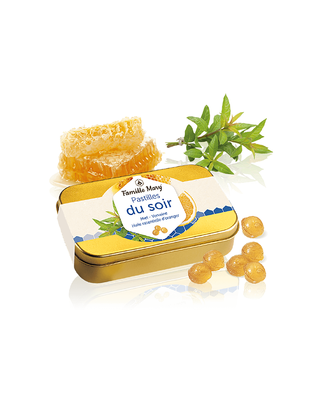 Pasčitý na pokojný spánok s medom a verbenou - Pastilles du Soir