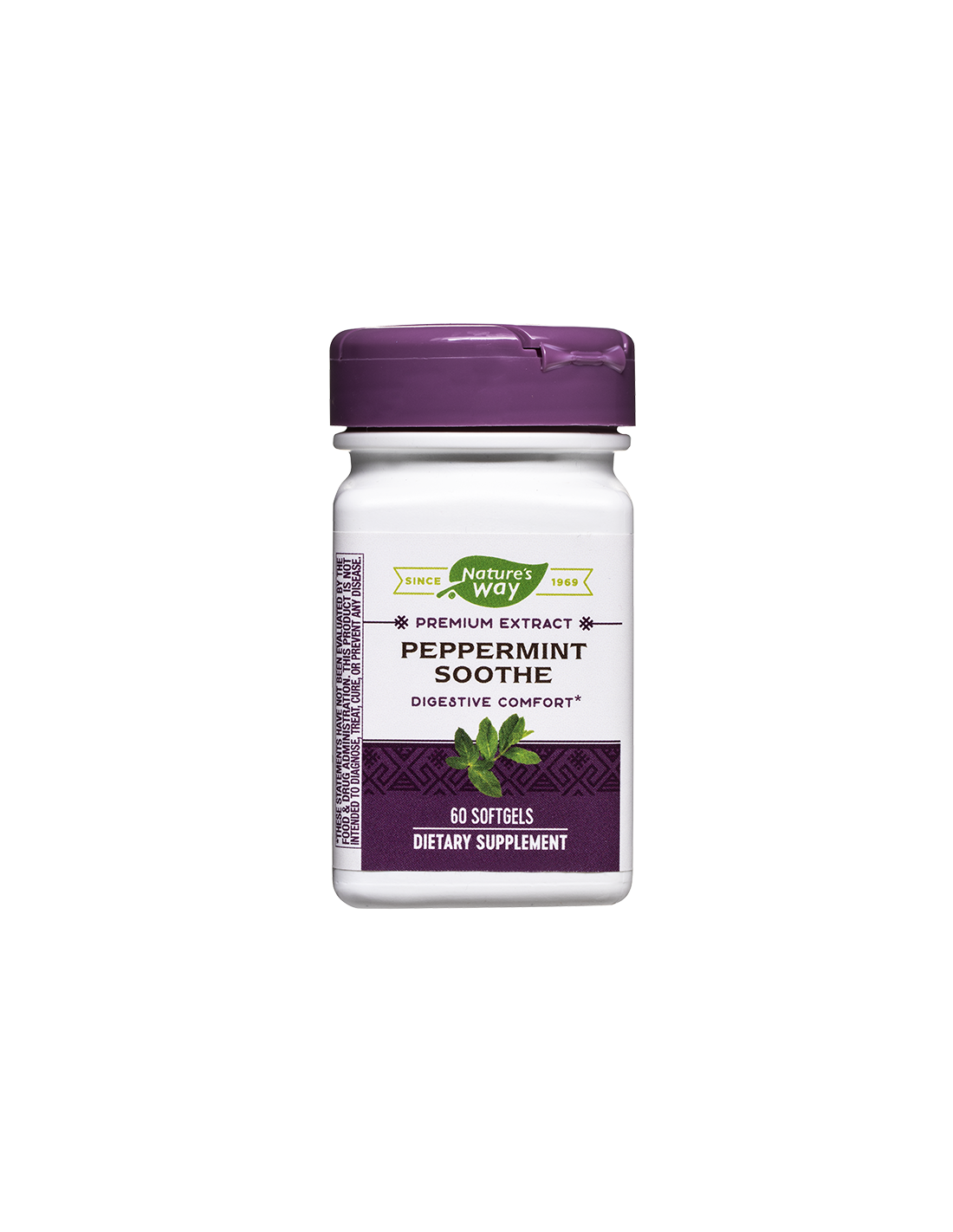 Peppermint Soothe - Herbalská zmes pre dobré trávenie, 60 Softgels Nature's Way