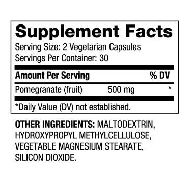 Granátové jablko 250 mg / 60 uzáverov
