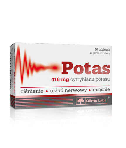 Citrát draselného / Potas 416 mg. 60 kariet. Olympus