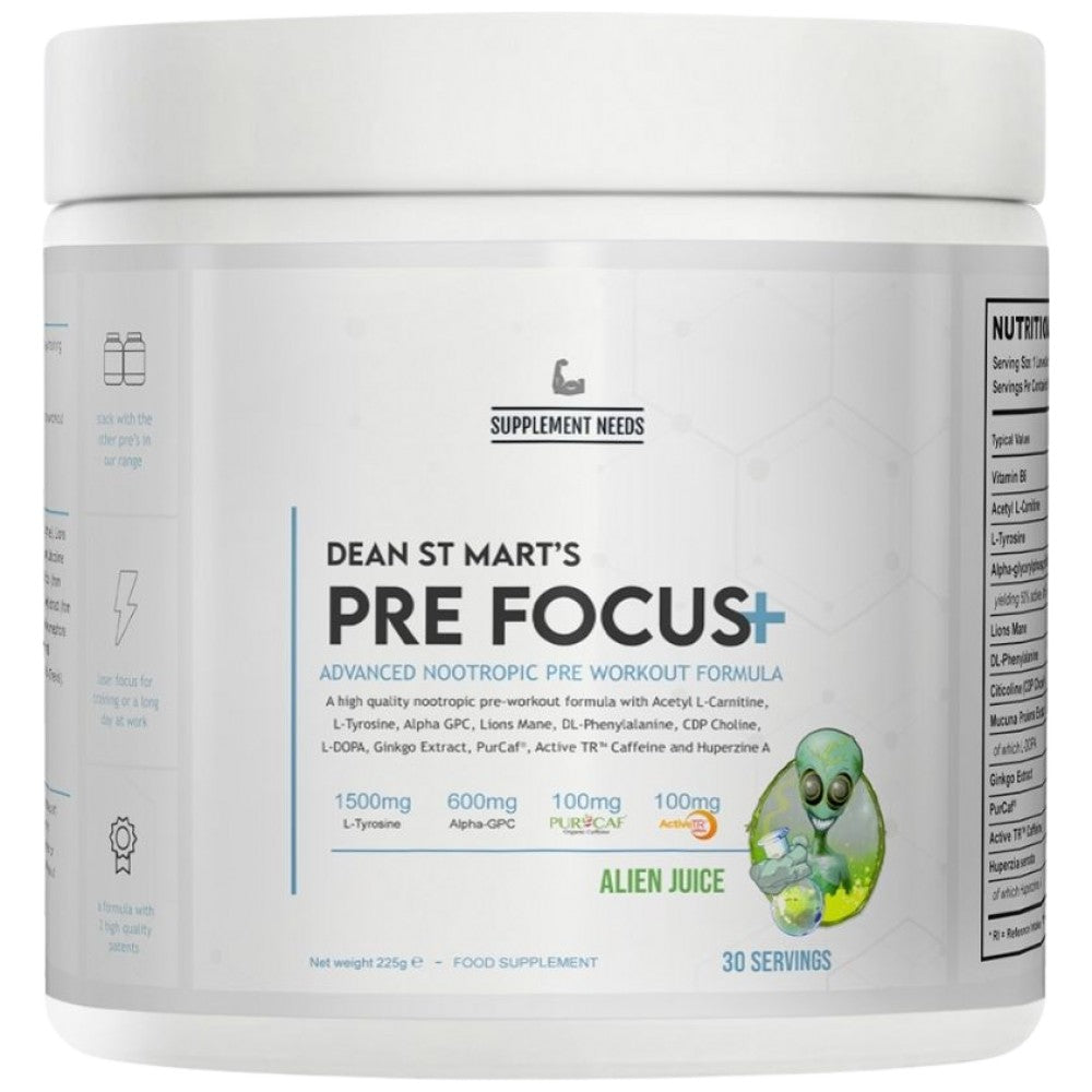 Pred zaostrenie+ | so stimulantmi a nootropikami - 225 gramov