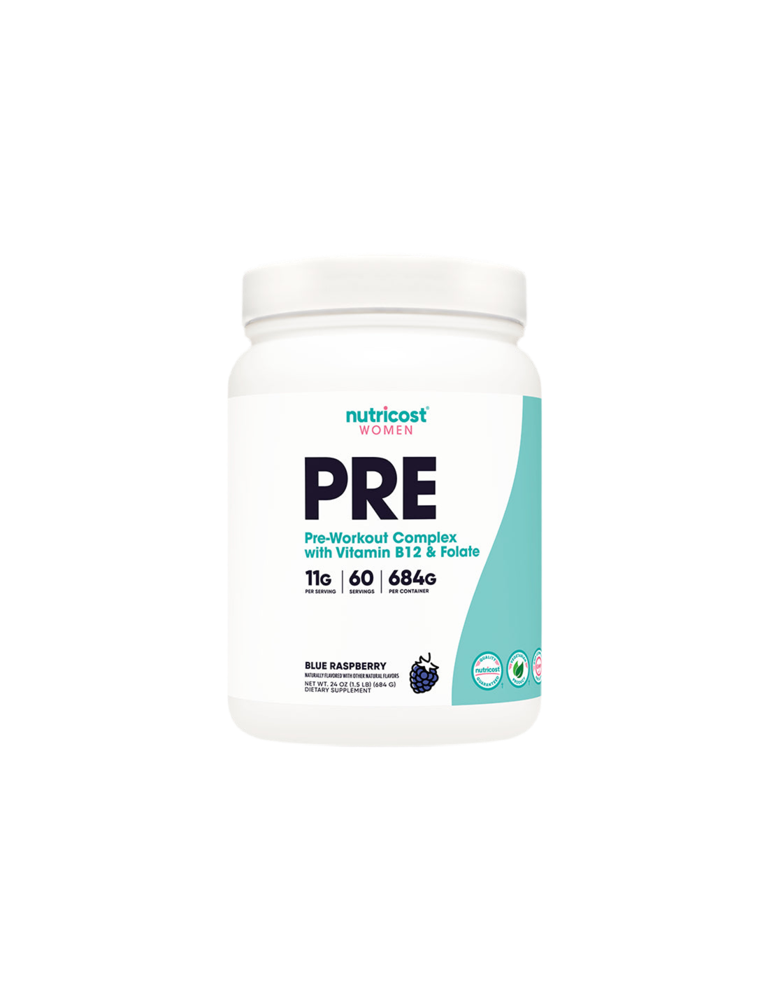 Komplexné fitness zloženie pre ženy pred tréningom, 684 g prášku <tc>Nutricost</tc>