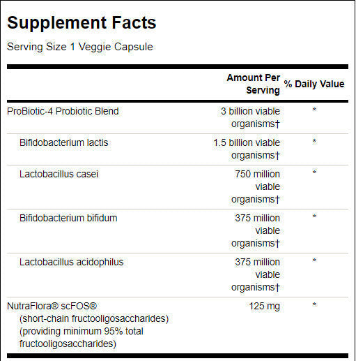 Probiotic 4 | 3 miliardy CFU - 60 kapsúl