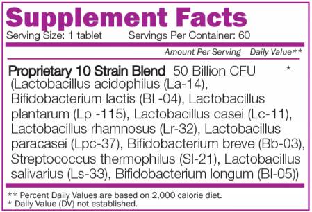 Probiotic 50 miliárd - 60 tabliet