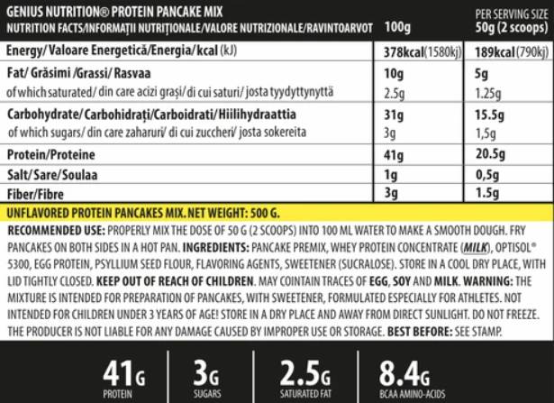 Proteínové palacinky 500 gramov