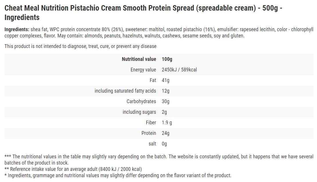Šírenie proteínov / pistácie - 500 gramov