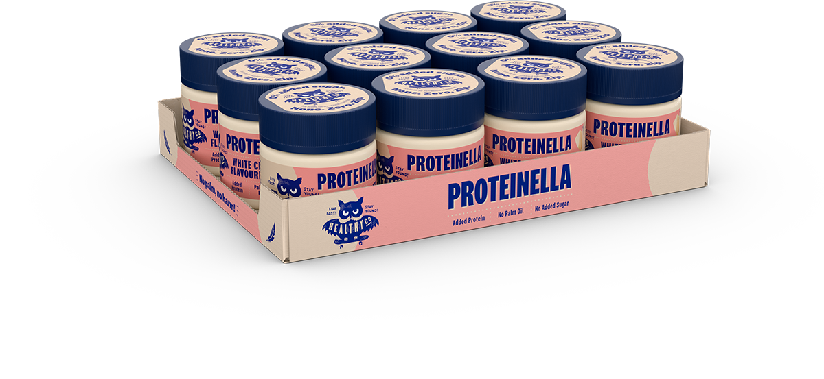 Proteinella biela čokoláda 200 g - tekutá biela čokoláda bez pridaného cukru a bez palmového oleja