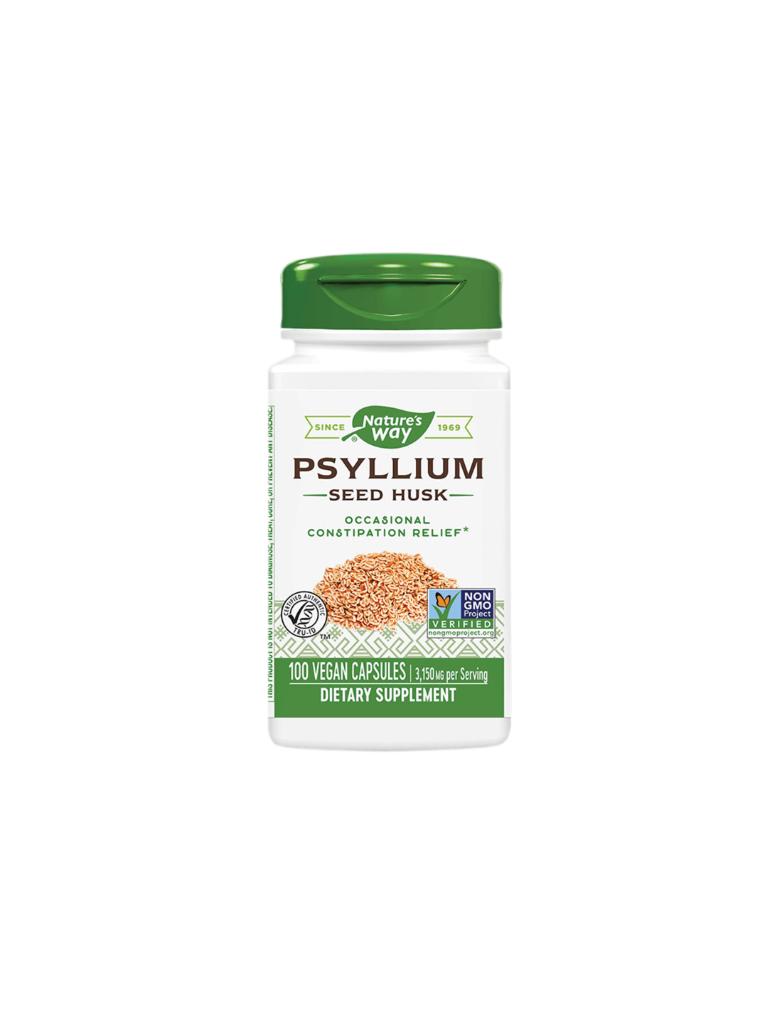 Psyllium semeno šupka 525 mg x 100 kapsuly príroda