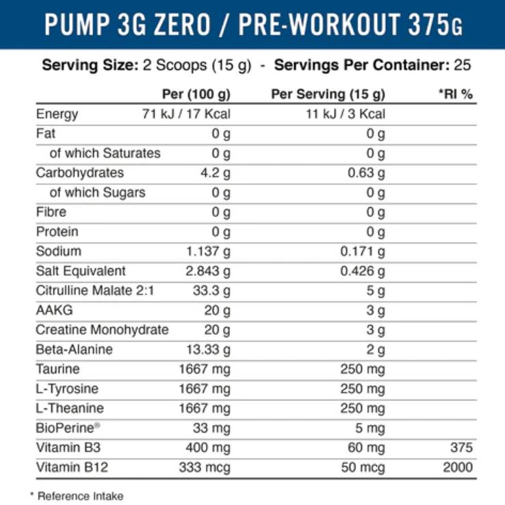 Pump 3G stimul bezplatne | Predbežné cvičenie novej generácie - 375 gramov