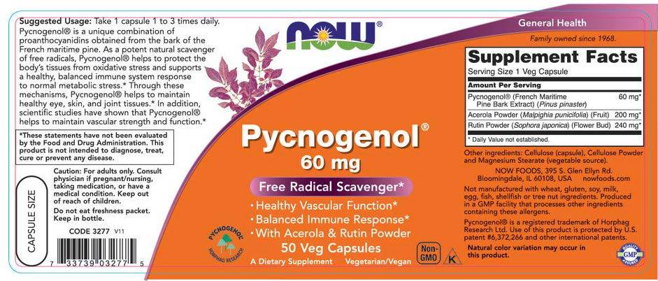 Pycnogenol 60 mg - 50 kapsúl