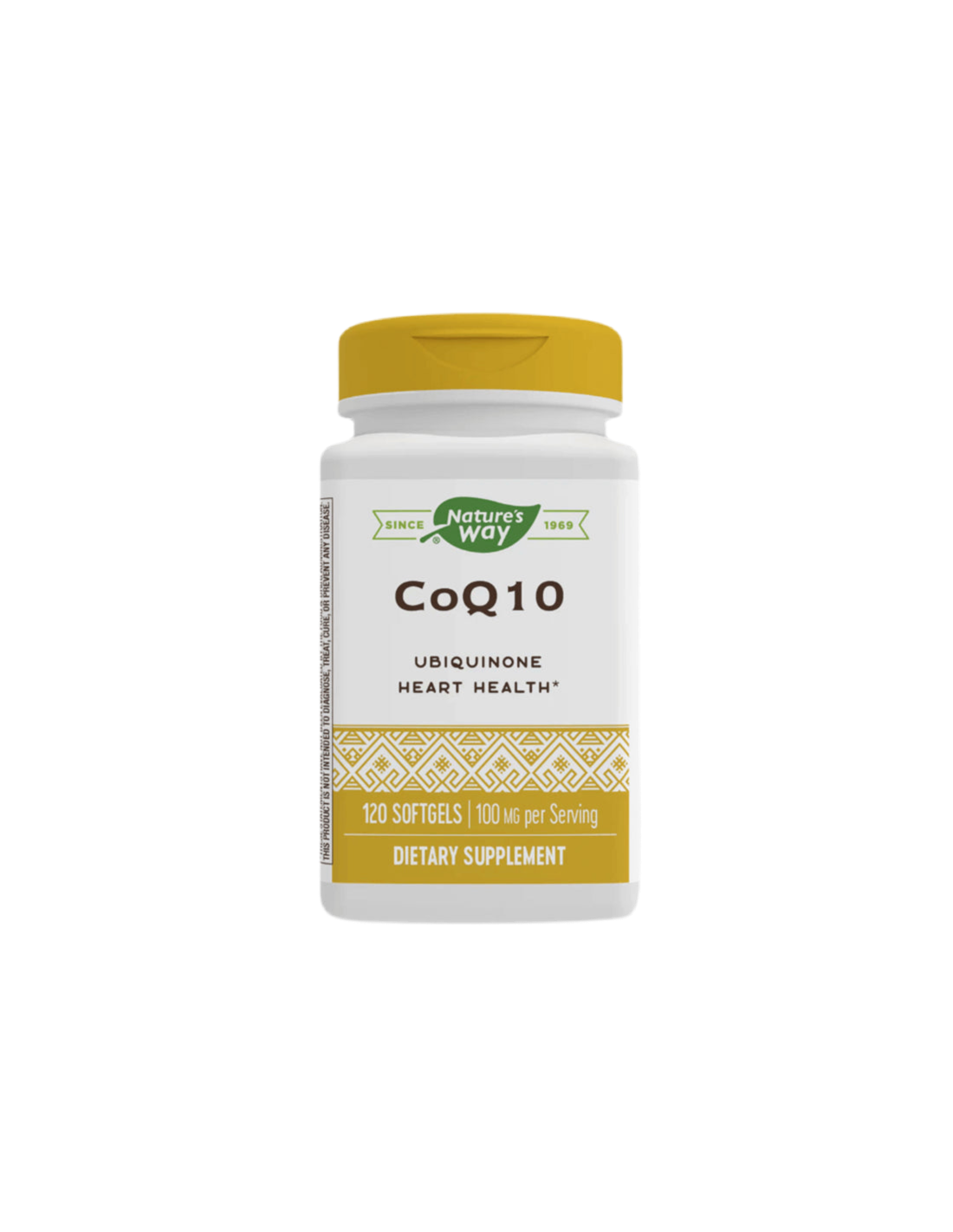 Coenzým Q10 (ubikinón) pre zdravé srdce, 100 mg, 60 kapsúl softgel