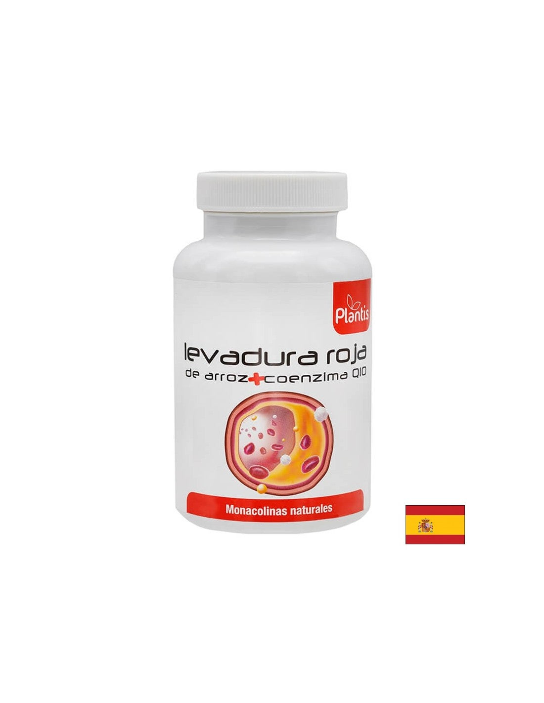 Extrakt z červenej ryže a koenzým Q10 - Levadura Roja Plantis® - Cholesterol Control and Healtal Heart, 120 kapsúl