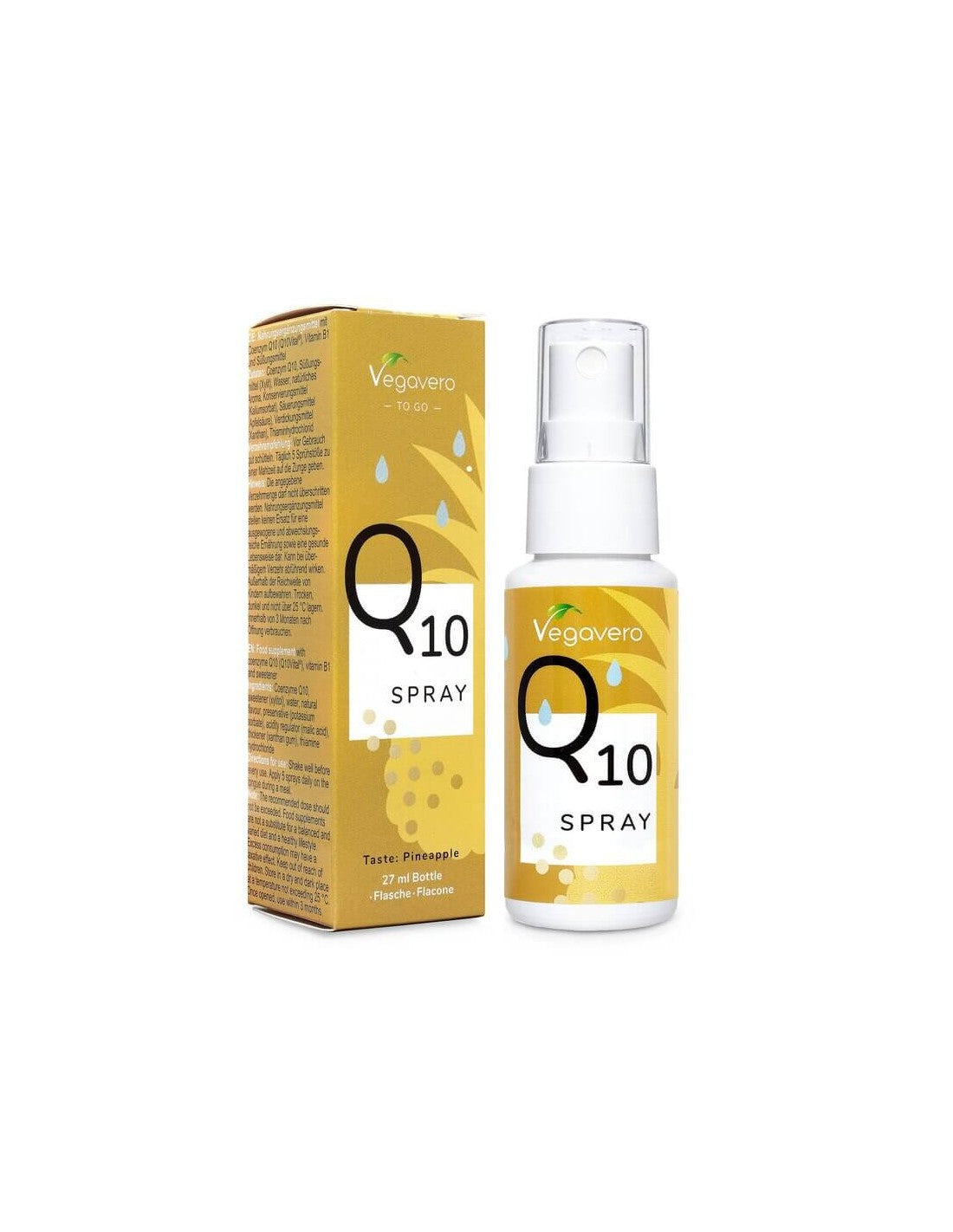Q10 sprej/ koenzým Q10/ ústny sprej, 27 ml, 100% vegan <tc>Vegavero</tc>