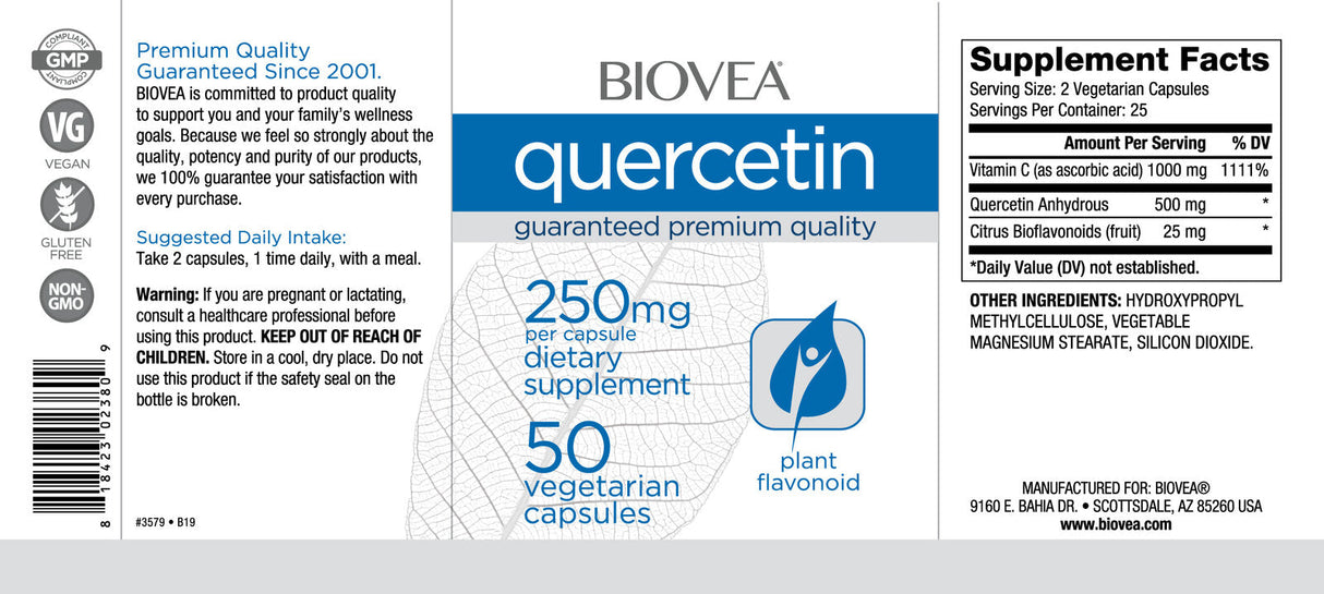 Quercetin / 50 čiapky