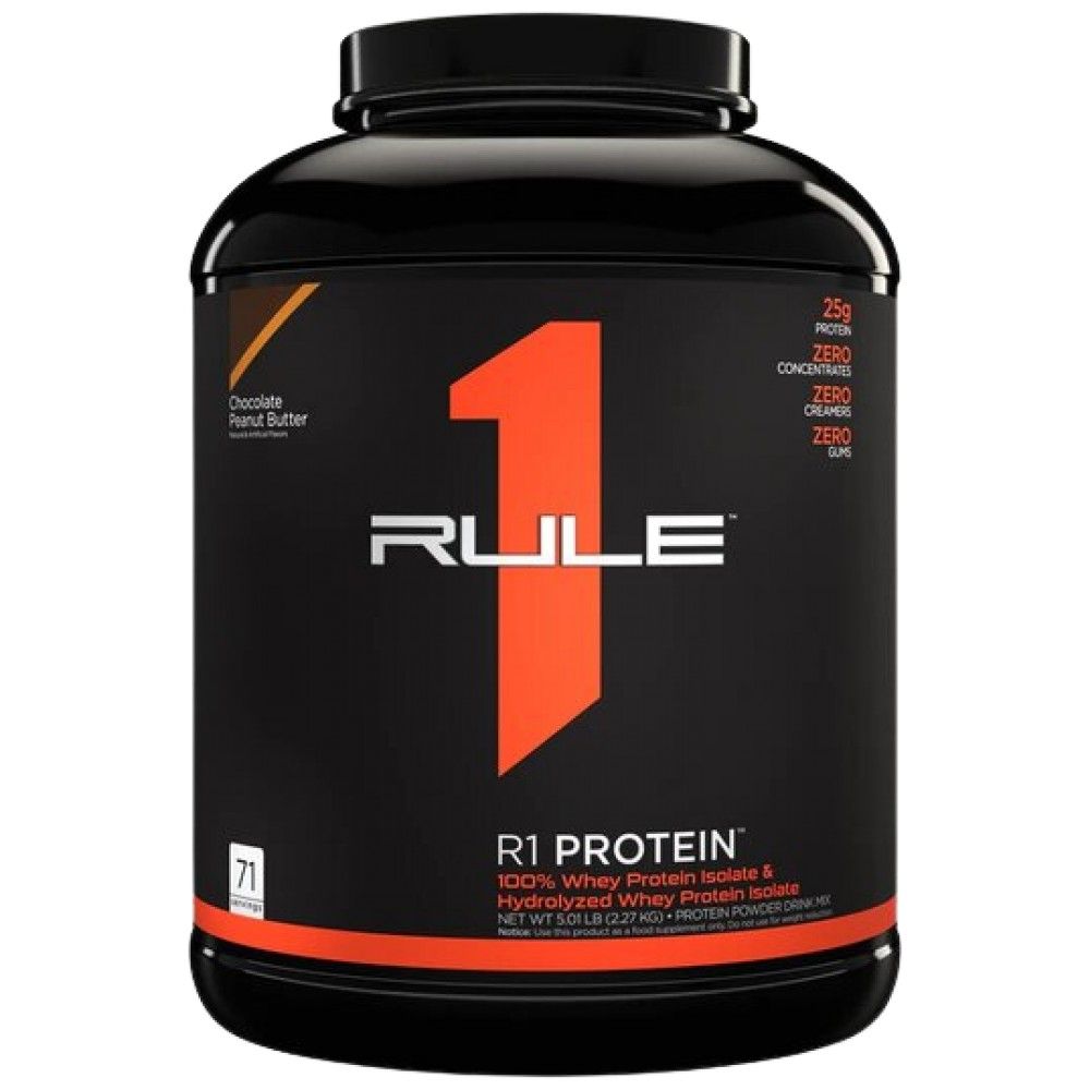 Proteín R1 | 100% srvátkový izolát a srvátkový hydrolyzát - 2196-2280 gramov