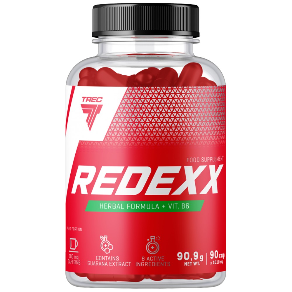 RedExx | Bylinný termogénny vzorec - 90 kapsúl