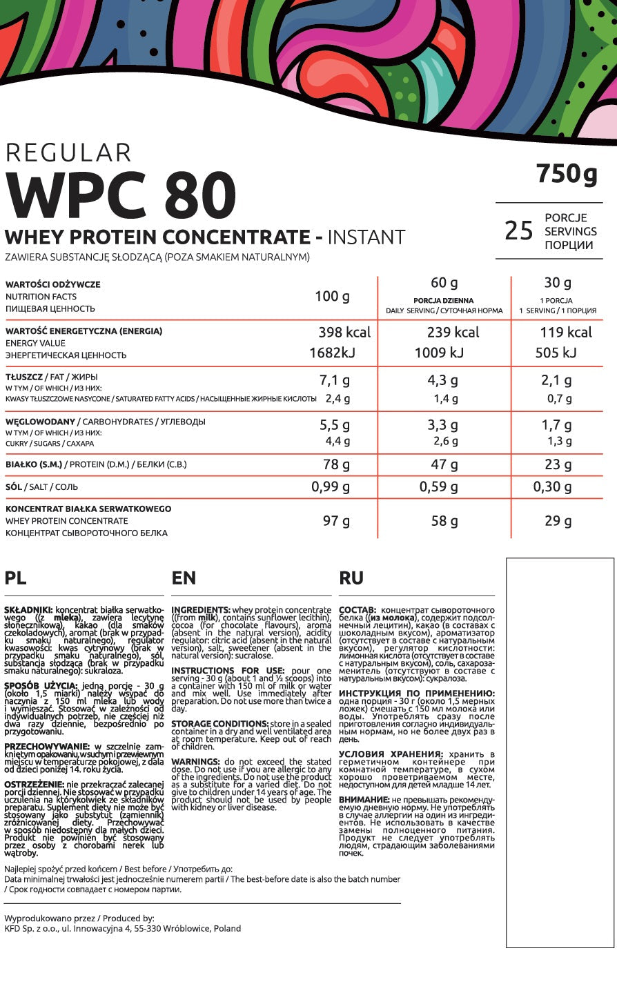 Pravidelné WPC 80 - 0,75