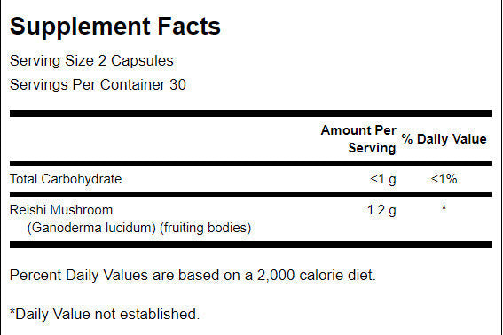 Reishi huby 600 mg - 60 kapsúl