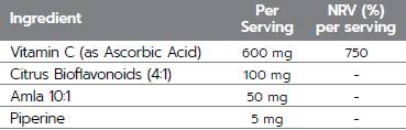 Obnovte vitamín C pomocou citrusových bioflavonoidov - 60 tabliet