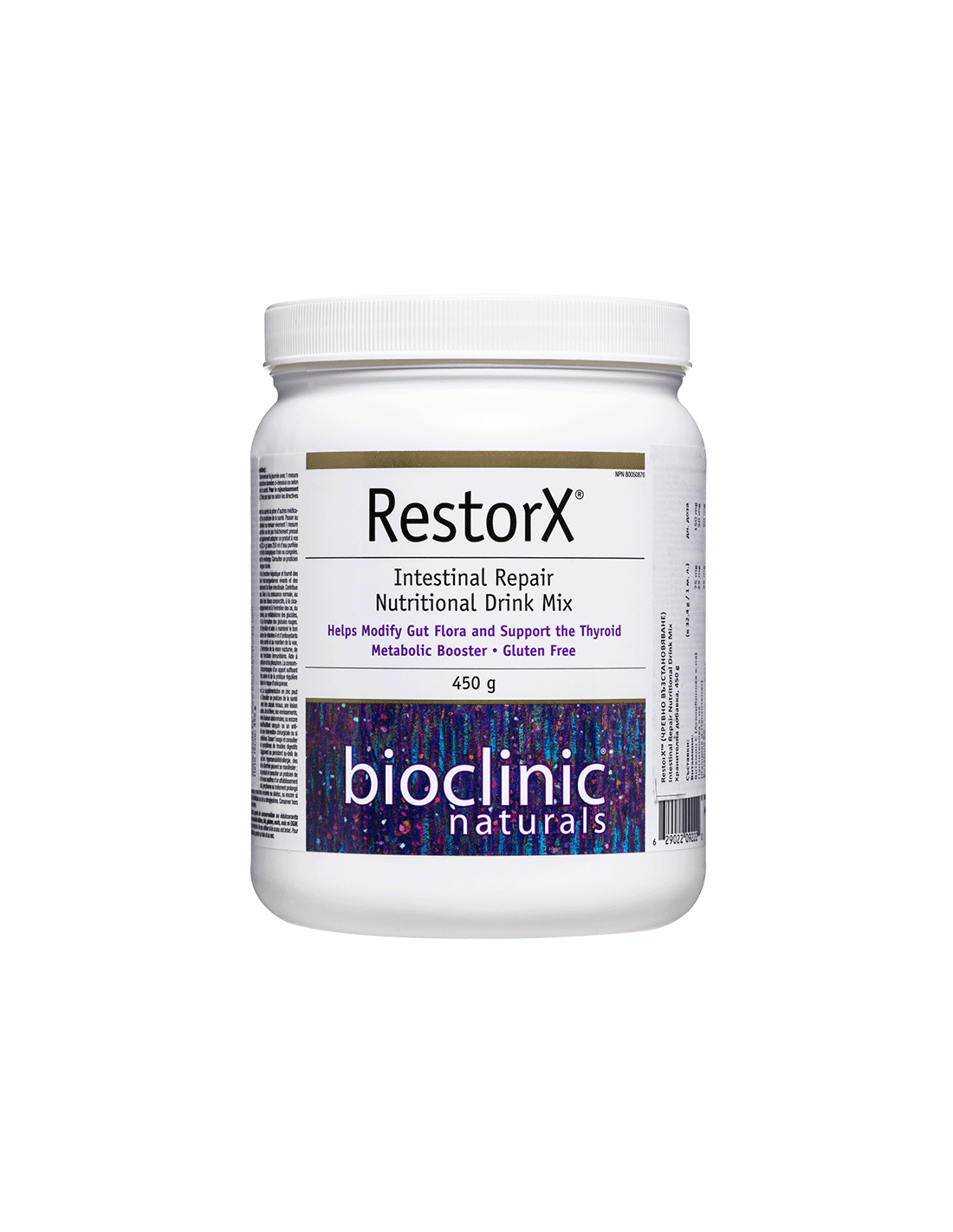RESTORX ™ Črevné opravy Nutričné nápoje Mix x 450 g