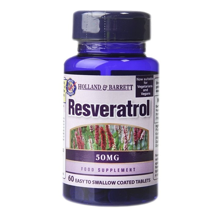 Resveratrol (Resveratrol) 50 mg 60 tabliet Holland & Barrett