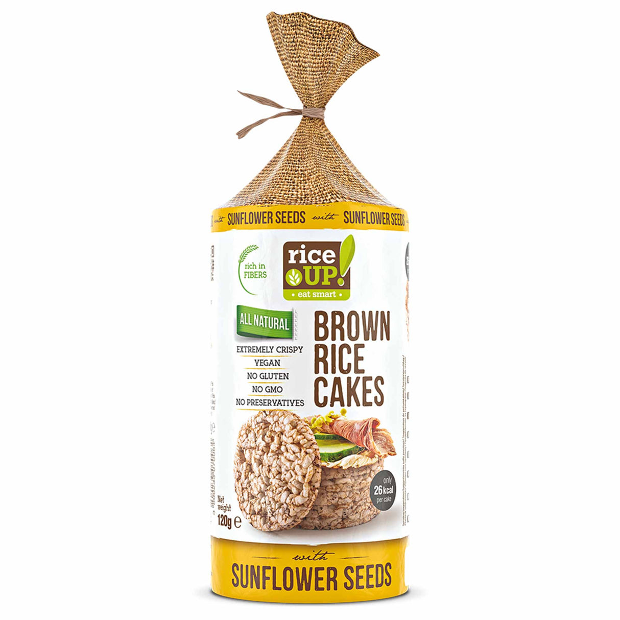 Rice UP! Brown Rice Cakes - 120g