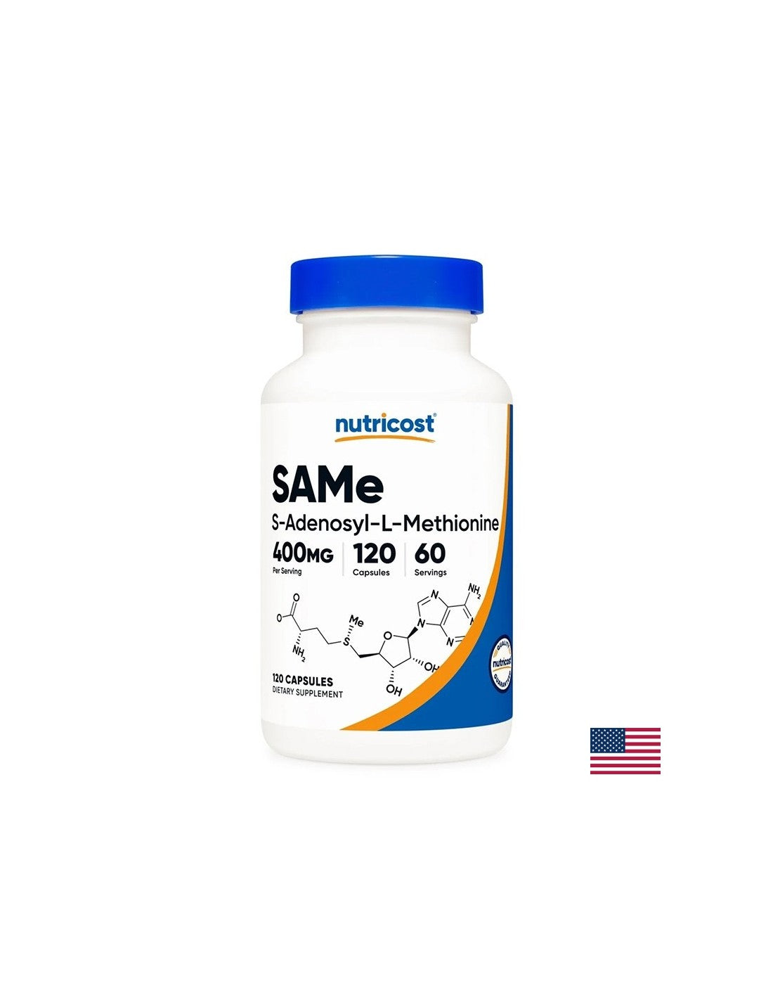 Proti stresu a nespavosti - sam -e adenosylmetionín, kapsuly 200 mg x 120