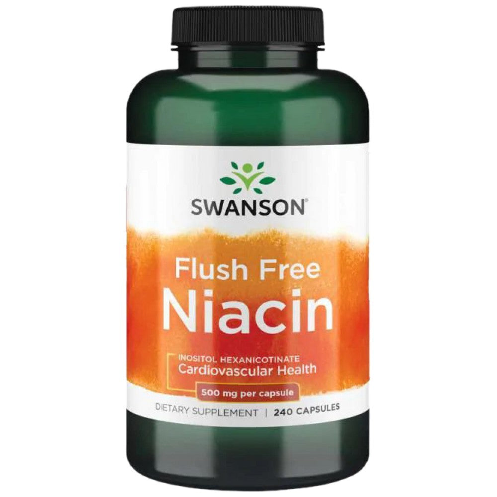Flush Free Niacín 500 mg - 240 kapsúl