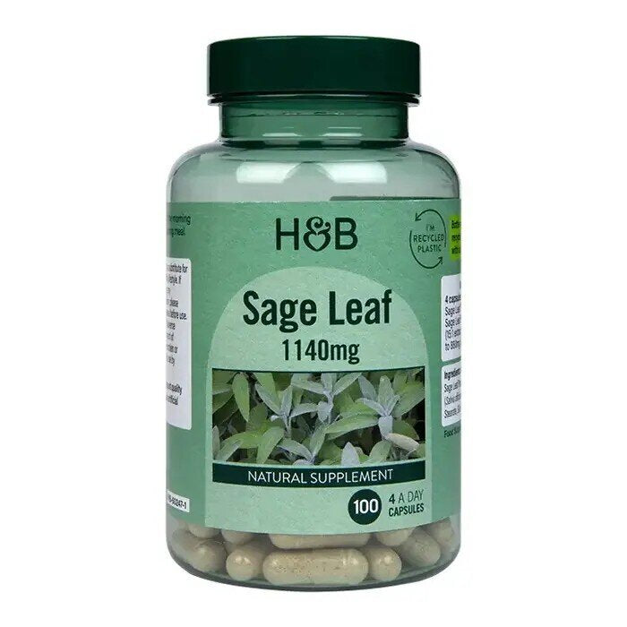 Salvia (Sage Leaf) (Sage) 285 mg 100 kapsúl Holland & Barrett