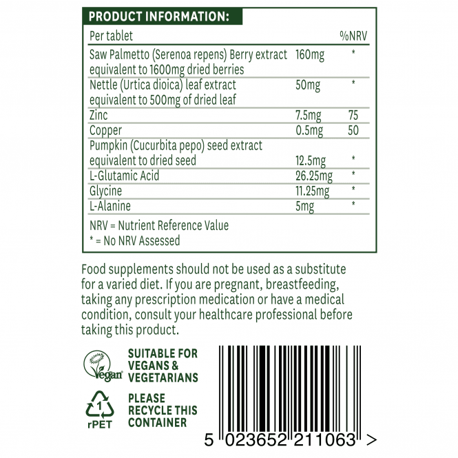 SAW PALMETTO KOMPLEX 60 TABLETY NatureAid