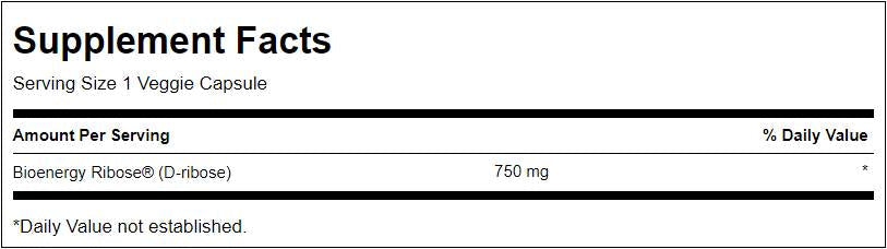 Ribóza 750 mg - 60 kapsúl