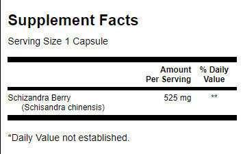 Schizandra Berries 525 mg - 90 kapsúl