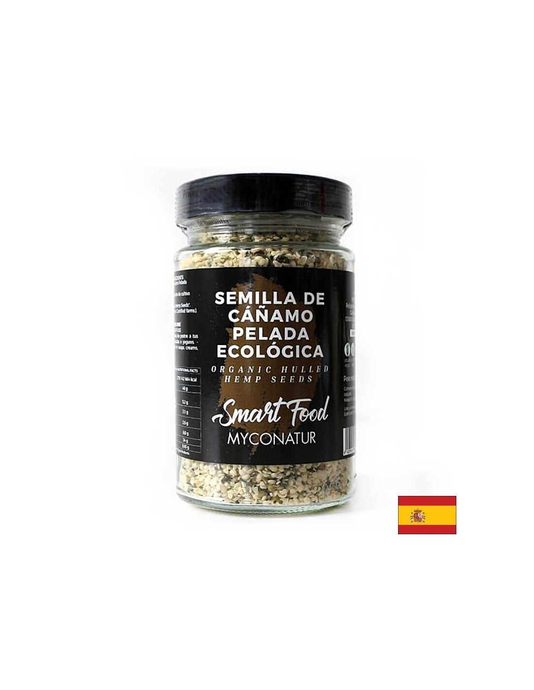 BIO konopné semienko lúpané - Semilla de canamo pelada, Bio, 200 g <tc>Myconatur</tc>