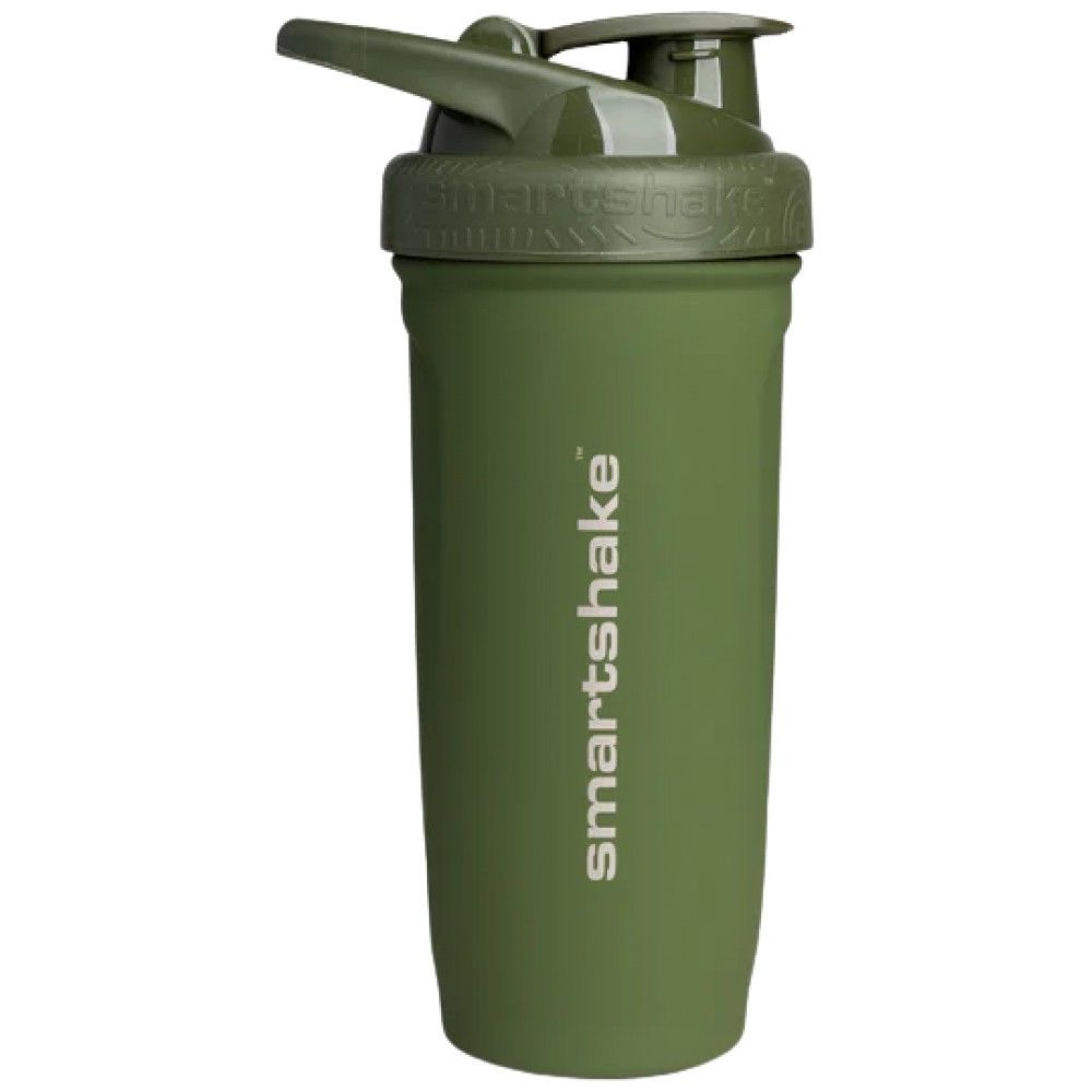 Inteligentná posilňujte trepačku z nehrdzavejúcej ocele Army Green - 900 ml