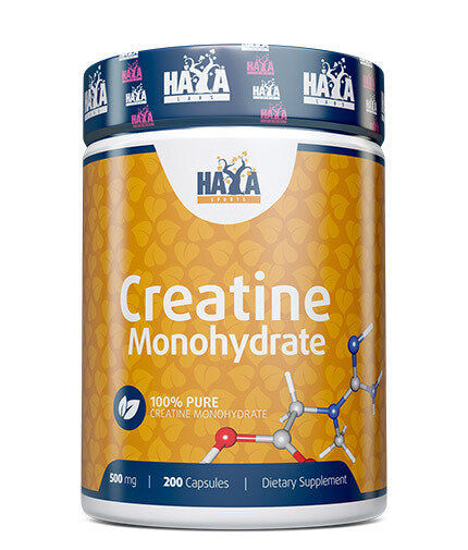 Športový kreatín monohydrát 500 mg / 200 čiapky.