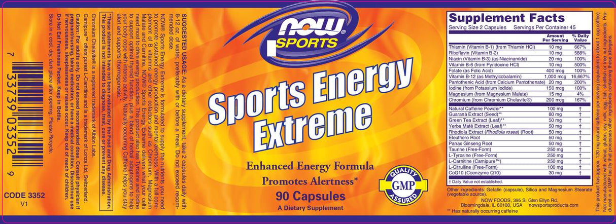 Športová energia extrémne - 90 kapsúl
