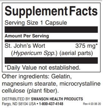St. John's Wort 375 mg - 120 kapsúl