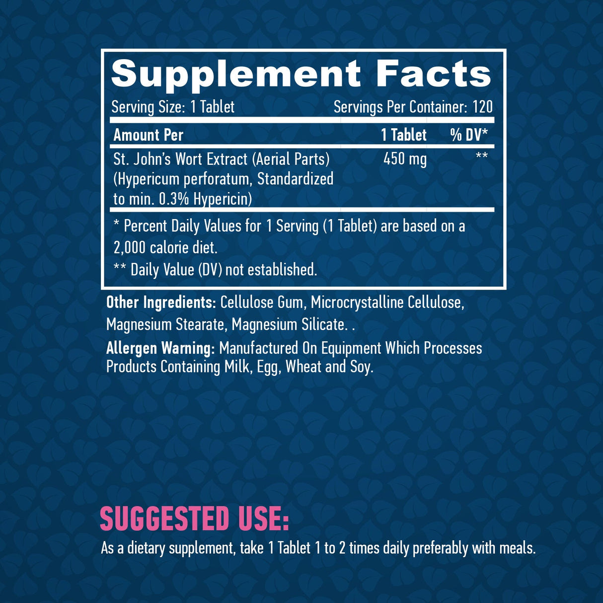 St. John's Wort 450 mg / 120 kariet