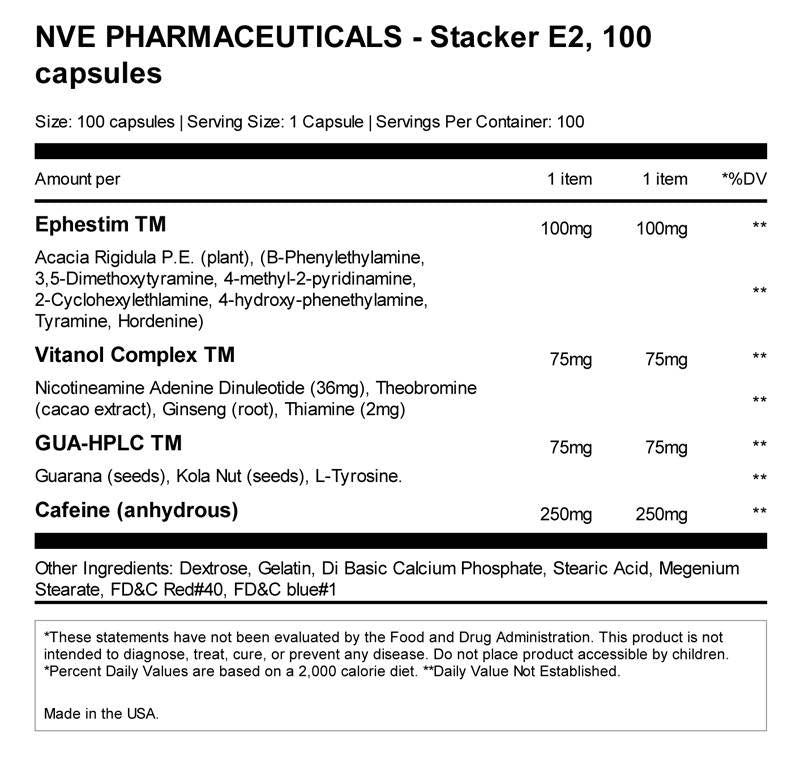 E2 xtreme 100 kapsuly