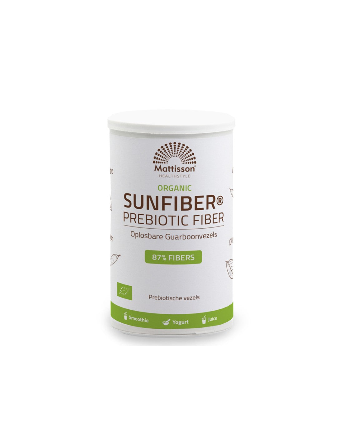 Prebiotická vláknina Sunfiber Bio, 125 g prášku <tc>Mattisson Healthstyle</tc>