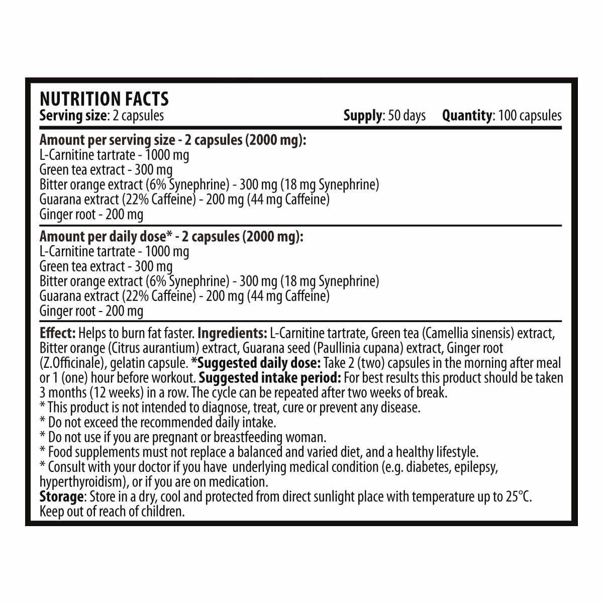 Super extrémny horák 1000 mg - 100 kapsúl