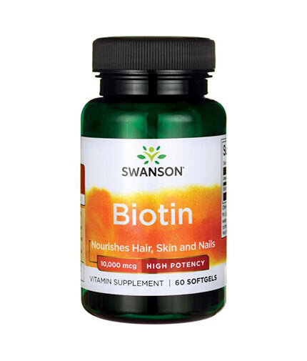 Super pevnosť biotín 10 000 mcg - 60 gélových kapsúl