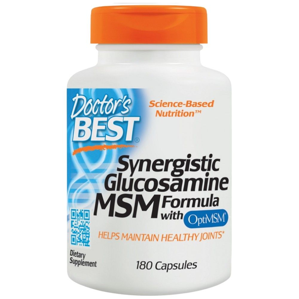 Synergistický vzorec glukozamínu MSM | S optimsm - 180 kapsúl