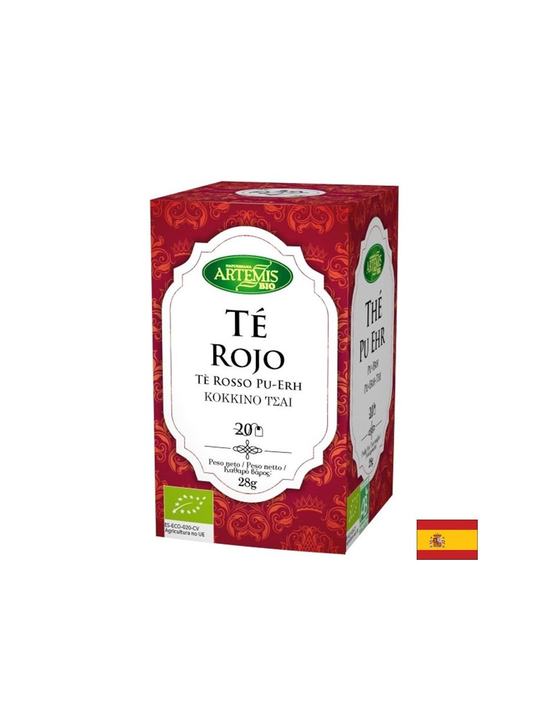 Červený čaj Bio - Te Rojo, 20 filtračných tašiek