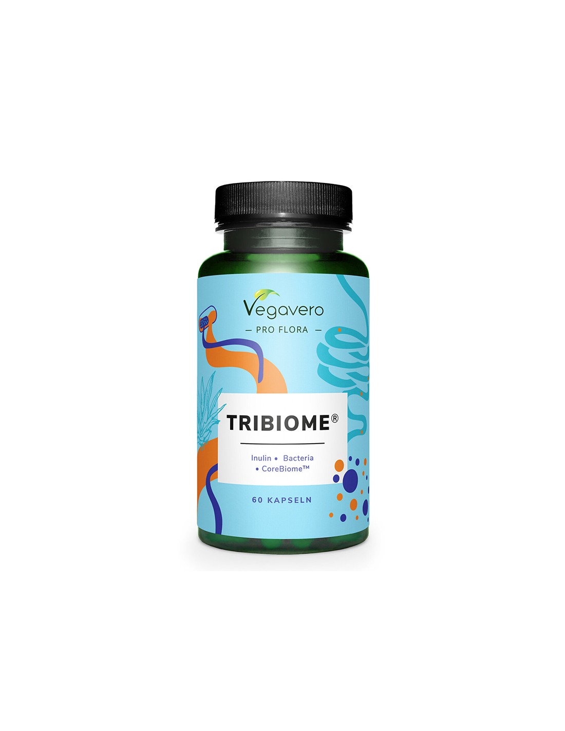 Inulín + probiotický tribiome® - 10 miliárd aktívnych probiotík, 60 kapsúl
